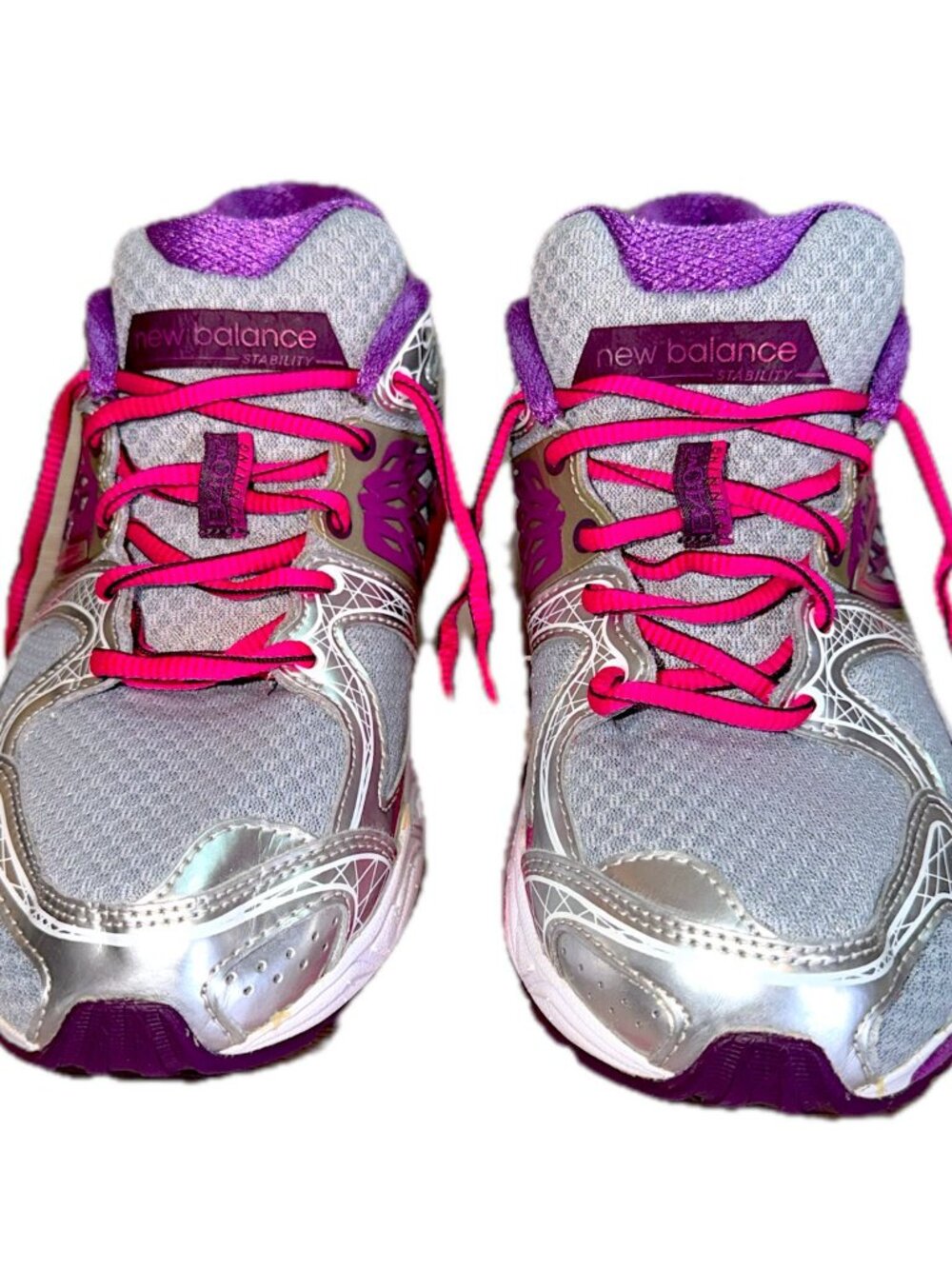 New Balance 1340v2 Women's Running Shoes Size 8.5 Silver/Pink